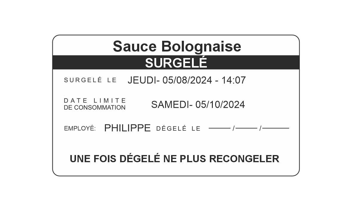 Fx3 Surgele Haccp